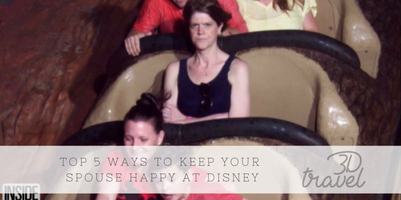 Twitter - Top 5 Ways to keep your spouse happy at Diseny